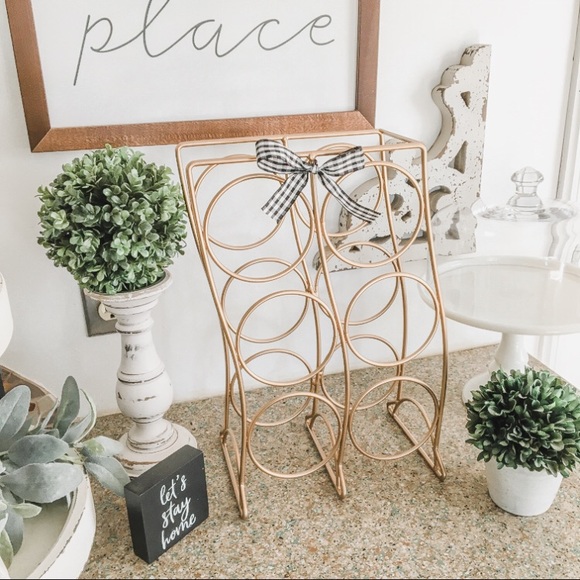 Gold Wine Rack - Picture 5 of 6